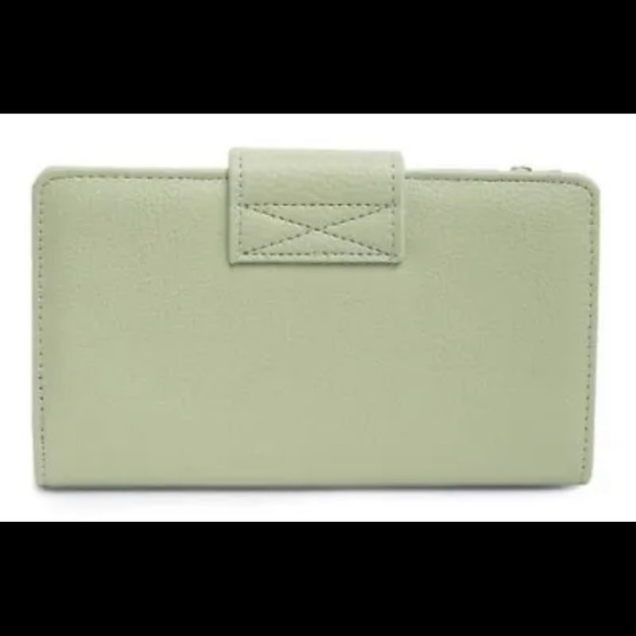 Steve Madden Blindy Smooth Bi-Fold Wallet in Jade NWT OS - Picture 4 of 5